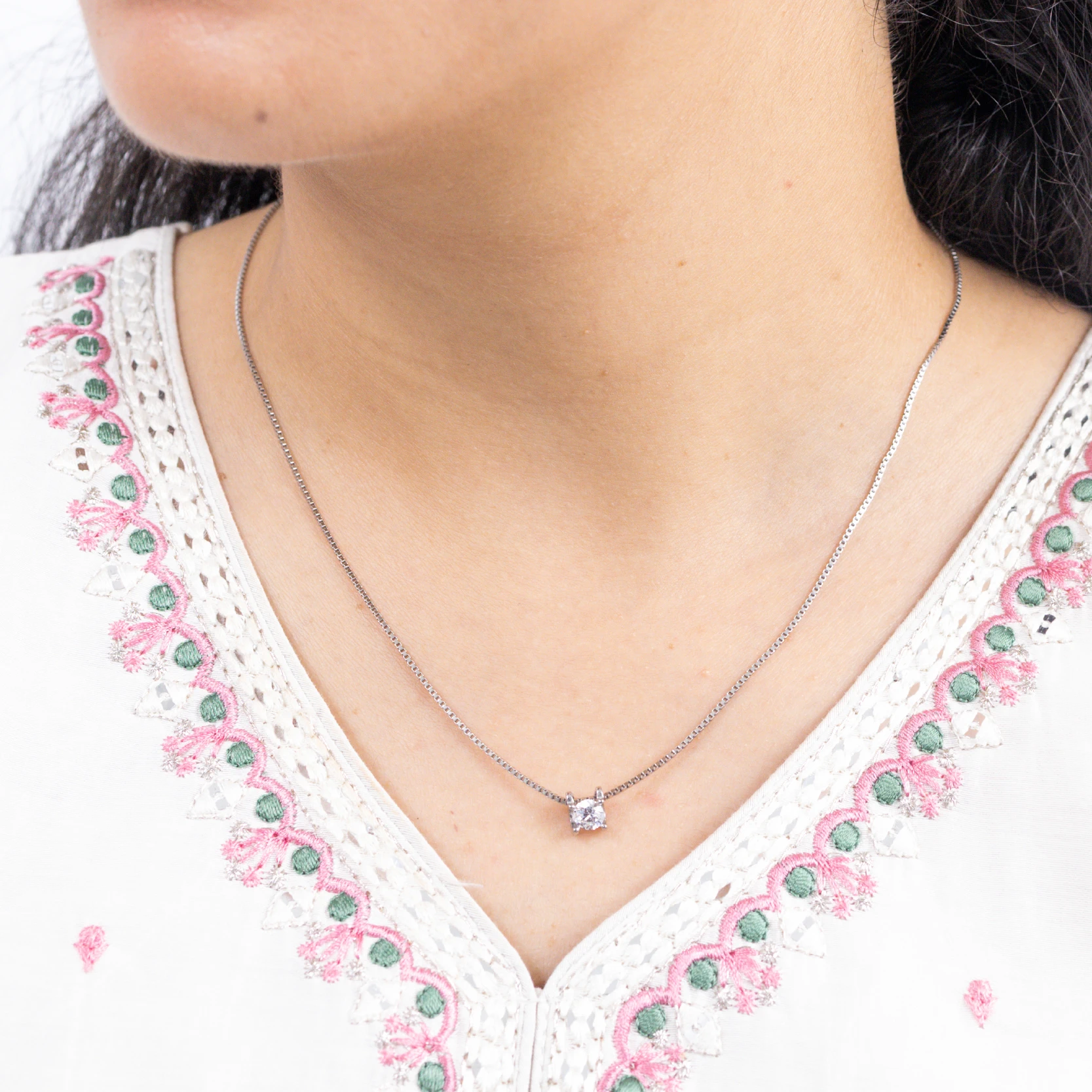 6 mm Solitaire Chain