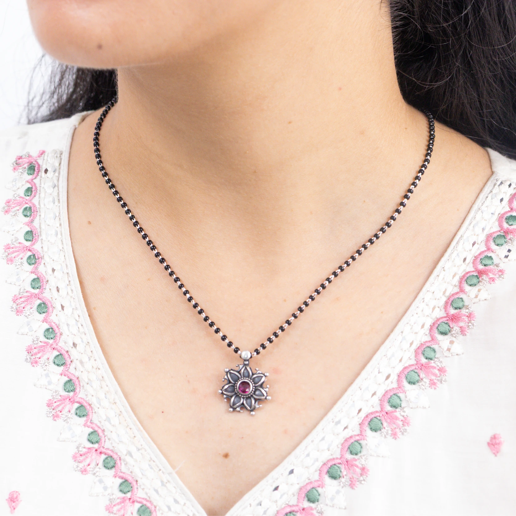 Heritage Lotus Mangalsutra