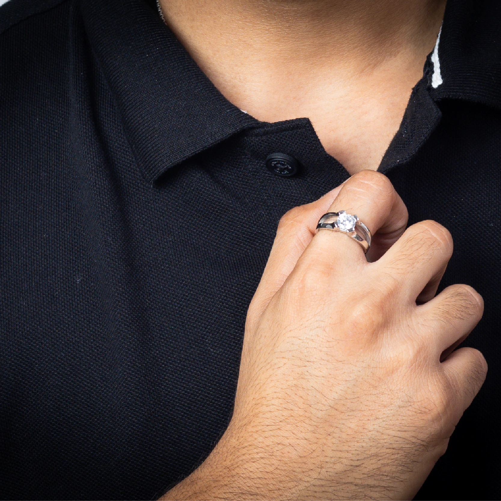 Split Shank Solitaire Ring