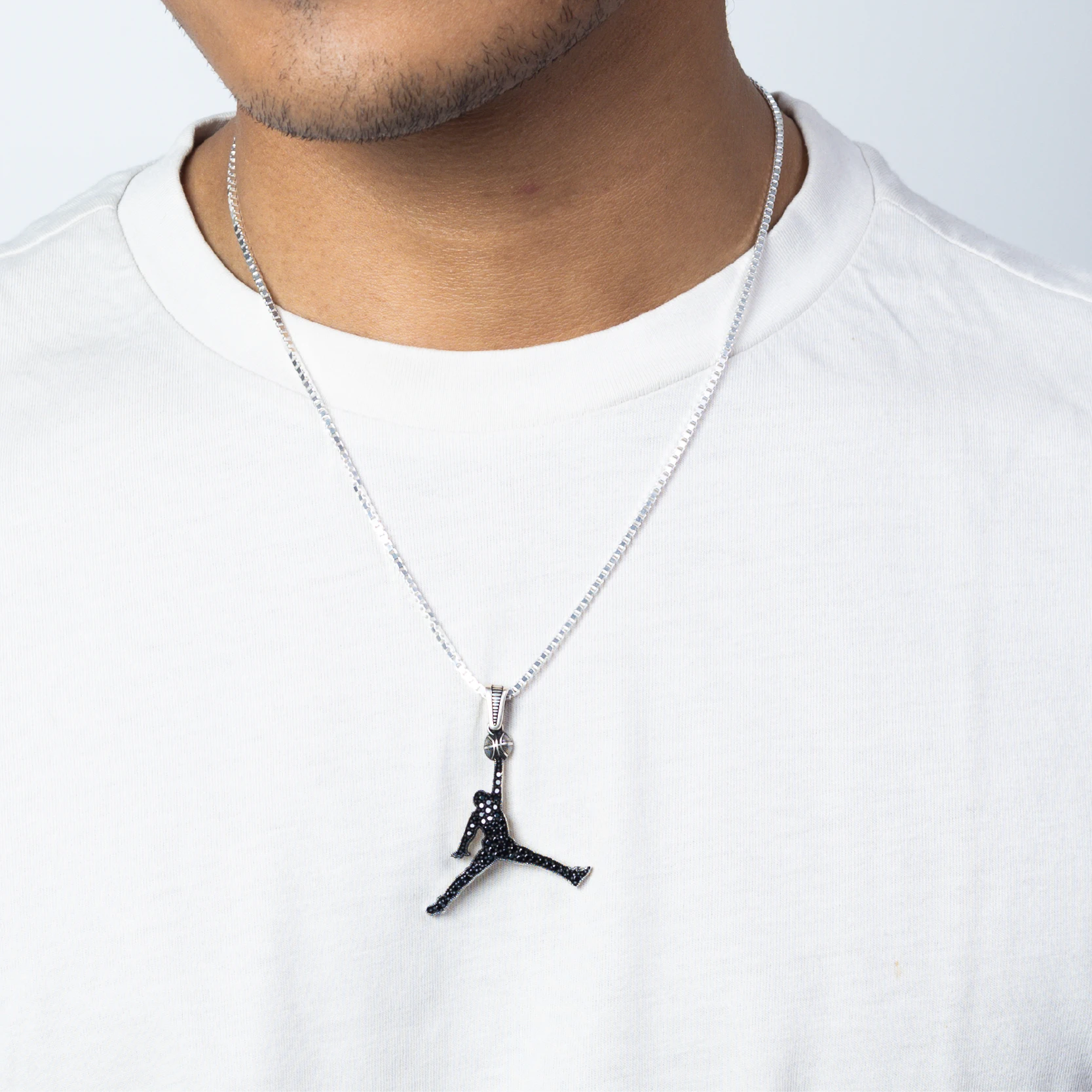 Jordan-Inspired Jumpman Pendant