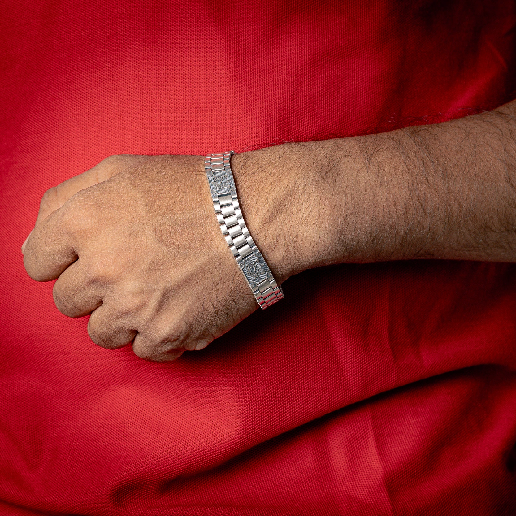 Ganpati Engraved Heritage Bracelet