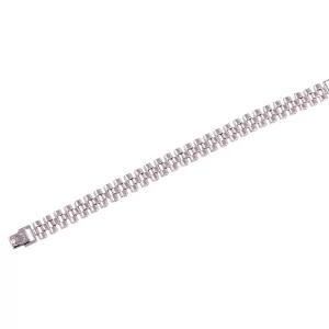Silver Rolex Matrix Bracelet