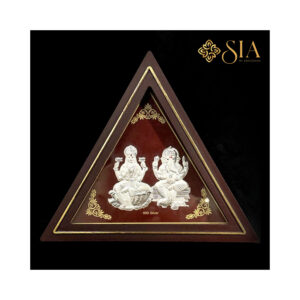 Laxmi Ganpati Frame 999 Silver