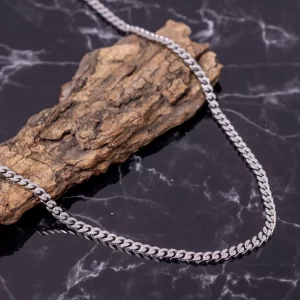 Sleek Cuban Curb Chain (MADE WITH PURE 925 STERLING SILVER)