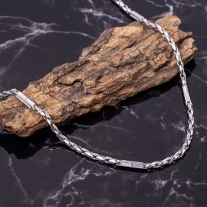 Diamond-Cut Rope Chain