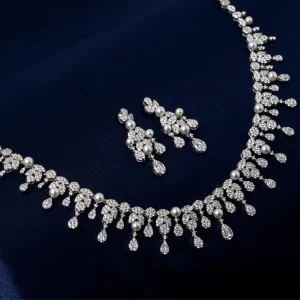 Radiant Cascade Necklace Set