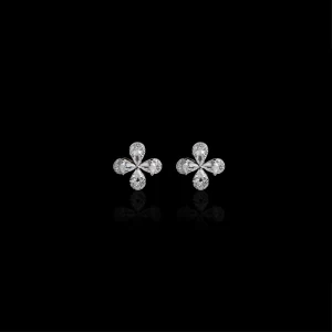 Floral Petal Earrings (Made with Pure 925 STERLING SILVER)