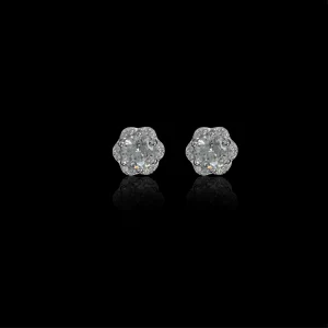 The Petal Bloom Stud Earrings (Made with Pure 925 STERLING SILVER)