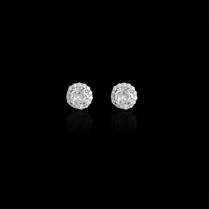 The Halo Solitaire Earrings (Made with Pure 925 STERLING SILVER)