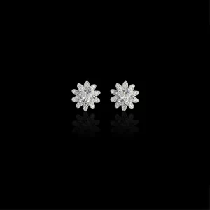 Radiant Petal Earrings (Made with Pure 925 Sterling Silver)