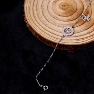 Classic Monogram Bracelet (MADE WITH PURE 925 STERLING SILVER) HER