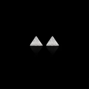 Mystic Pyramid Earrings (Made with Pure 925 Sterling Silver)