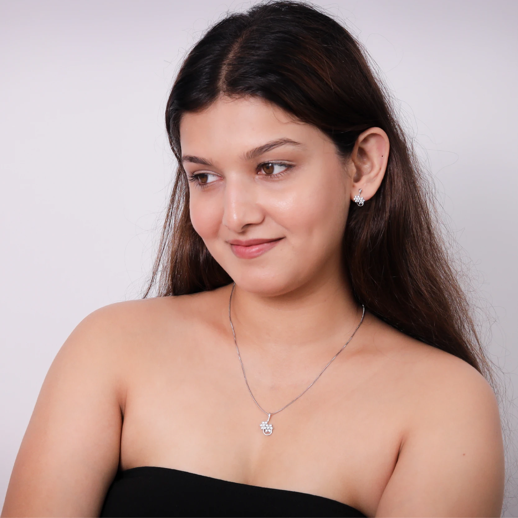 Enchanted Blossom Pendant Chain Set