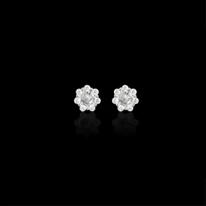 Brilliant Daisy Earrings (Made with Pure 925 Sterling Silver)