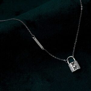 Victory Lock Pendant Chain (MADE WITH PURE 925 STERLING SILVER)