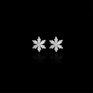 Shimmering Heart Earrings
