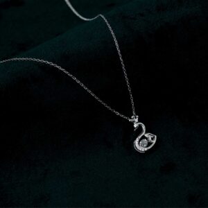 Graceful Swan Pendant Chain (MADE WITH PURE 925 STERLING SILVER)