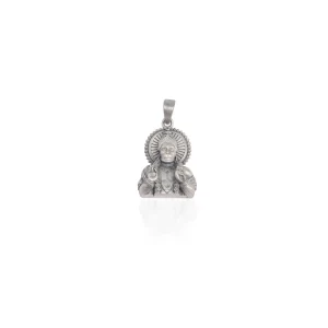 Blessing Lord Hanuman Pendant (MADE WITH PURE 925 STERLING SILVER)