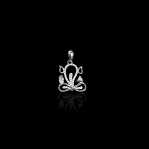 Blessed Ganesha Charm Pendant  (MADE WITH PURE 925 STERLING SILVER) UNISEX
