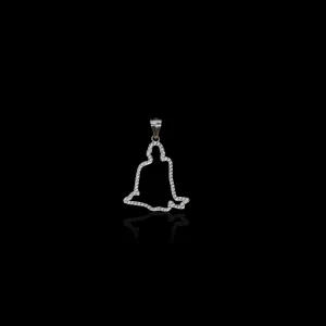 Holy Swami Grace Pendant (MADE WITH PURE 925 STERLING SILVER) UNISEX