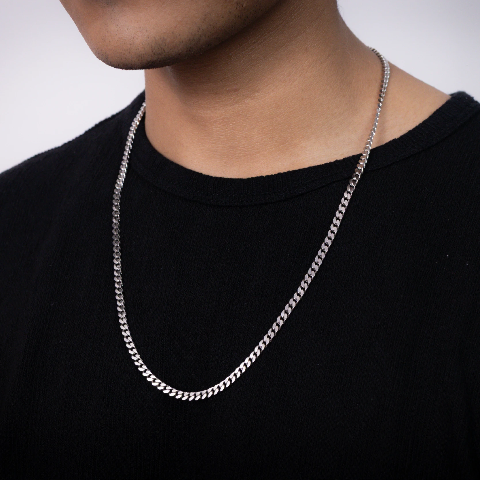 Sleek Cuban Curb Chain