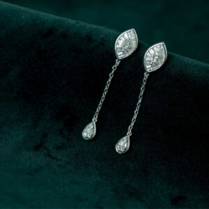 Graceful Teardrop Drop Earrings (MADE WITH PURE 925 STERLING SILVER)
