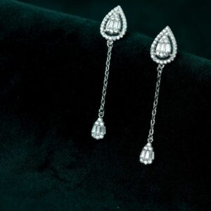 Serene Oval Drop Earrings (MADE WITH PURE 925 STERLING SILVER)