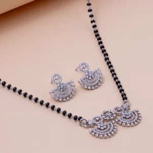 Radiant Fanfare Mangalsutra Set (MADE WITH PURE 925 STERLING SILVER)