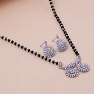 Radiant Aura Mangalsutra Set (MADE WITH PURE 925 STERLING SILVER)