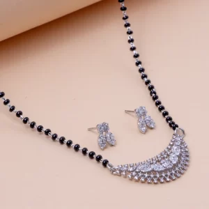 Eternal Radiance Mangalsutra Set (MADE WITH PURE 925 STERLING SILVER)