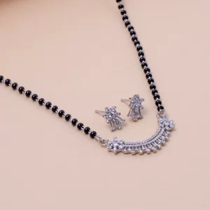Radiant Harmony Mangalsutra Set (MADE WITH PURE 925 STERLING SILVER)