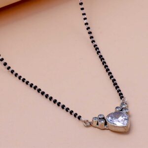 Eternal Solitaire Mangalsutra (MADE WITH PURE 925 STERLING SILVER)