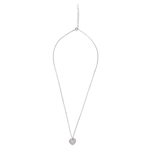 Pave Heart Pendant Chain