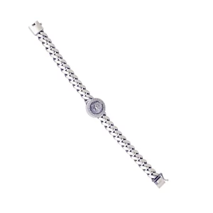 Lion Crest Cuban Link Bracelet