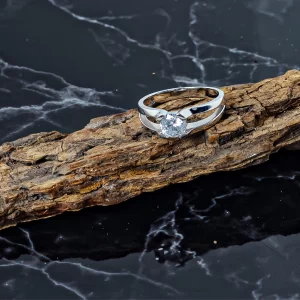 Split Shank Solitaire Ring