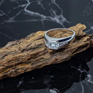 Channel Set CZ Ring