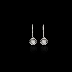 Classic Cluster Drop Earrings