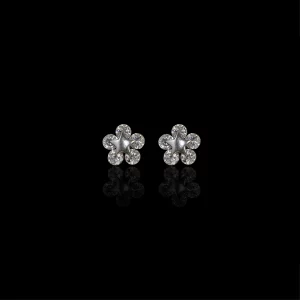The Tiny Blossom Earrings (Made with Pure 925 STERLING SILVER)