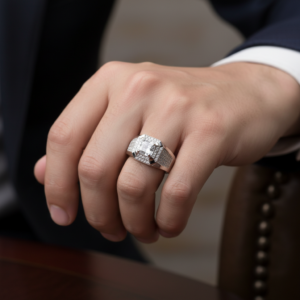 Cluster CZ Diamond Ring (MADE WITH PURE 925 STERLING SILVER)