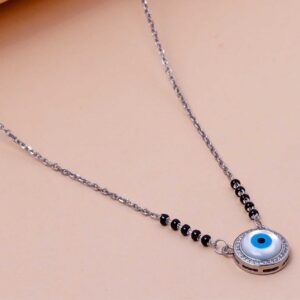 Evil-Eye Mangalsutra (MADE WITH PURE 925 STERLING SILVER)