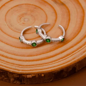 Forest Gem Toe Ring (MADE WITH PURE 925 STERLING SILVER)