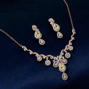 Opulent Floral Cascade Set (MADE WITH PURE 925 STERLING SILVER)